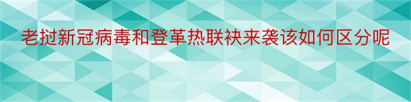 老挝新冠病毒和登革热联袂来袭该如何区分呢